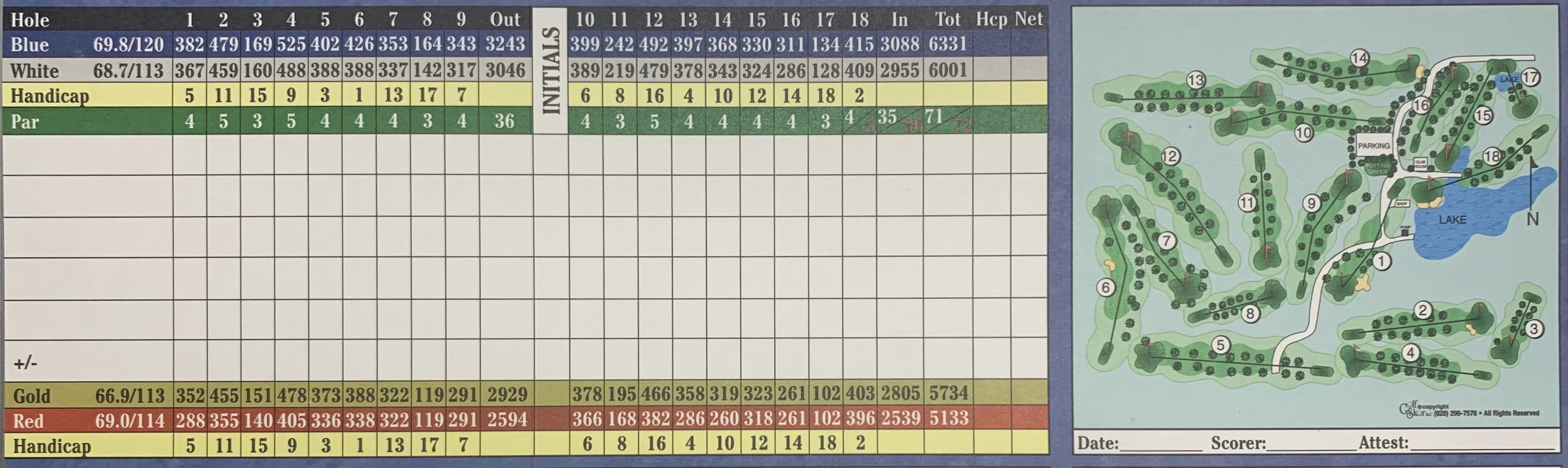Course Details Tamarack Golf Course
